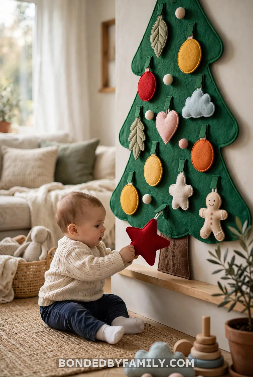 Felt Christmas Tree Wall Set