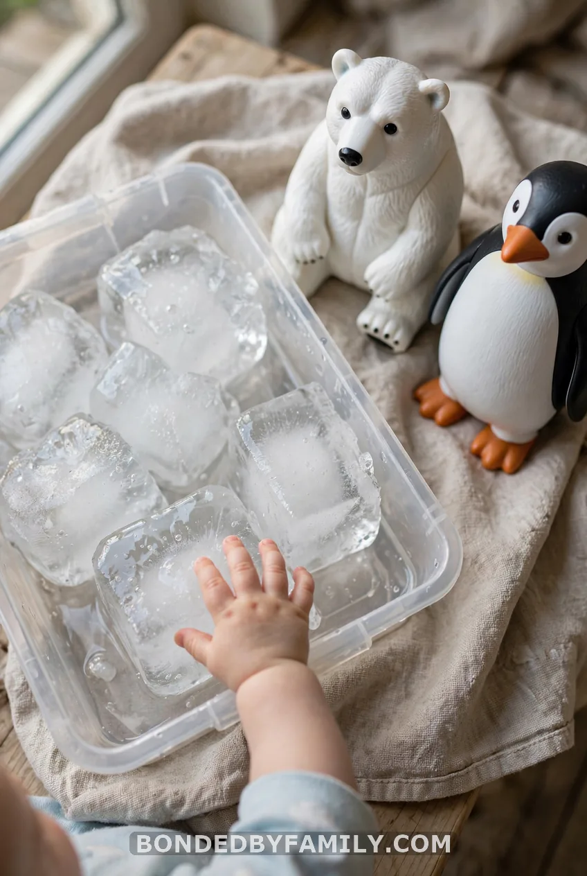North Pole Ice Block Bin