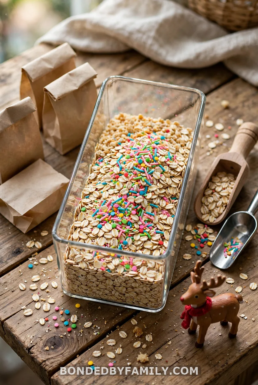 Reindeer Food Sensory Bin