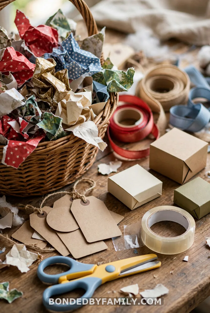 Wrapping Paper Cutting Bin