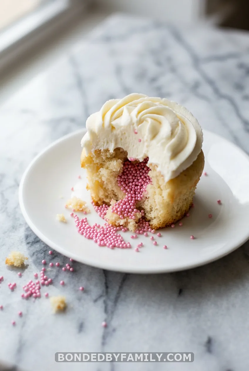 Classic Sprinkle-Filled Cupcakes