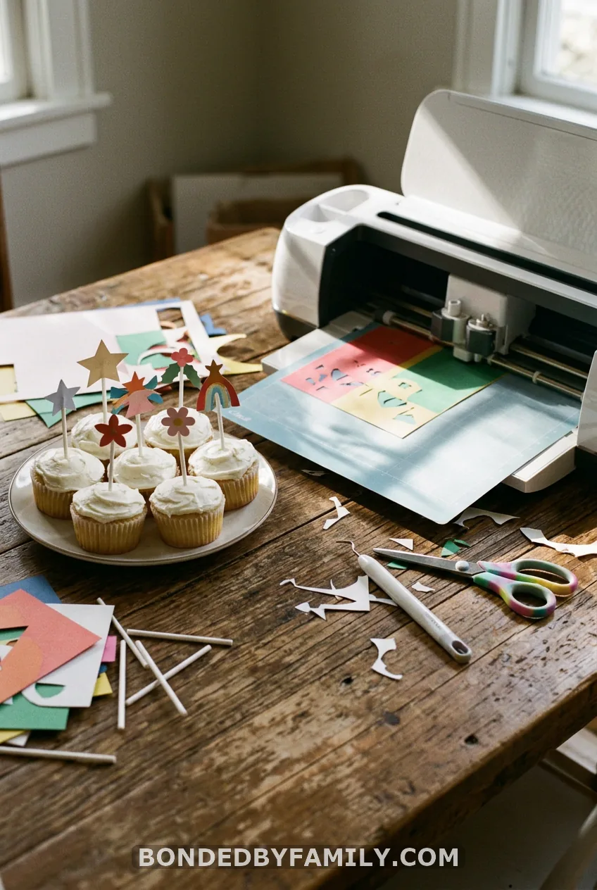 DIY Gender Reveal Cupcake Toppers