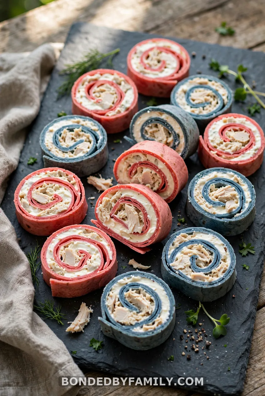 Pink and Blue Pinwheels