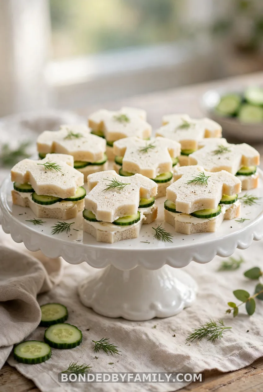 Onesie Cutout Tea Sandwiches