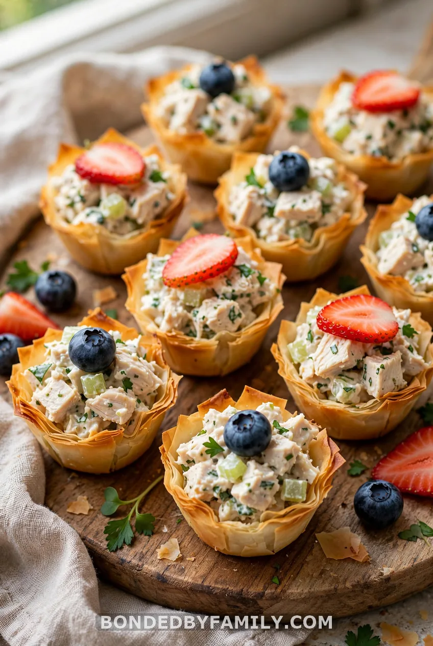Chicken Salad Phyllo Cups