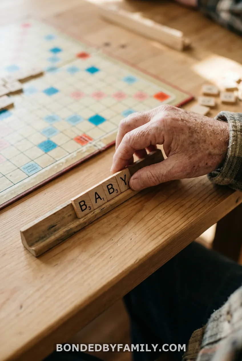 The Scrabble Tile Reveal