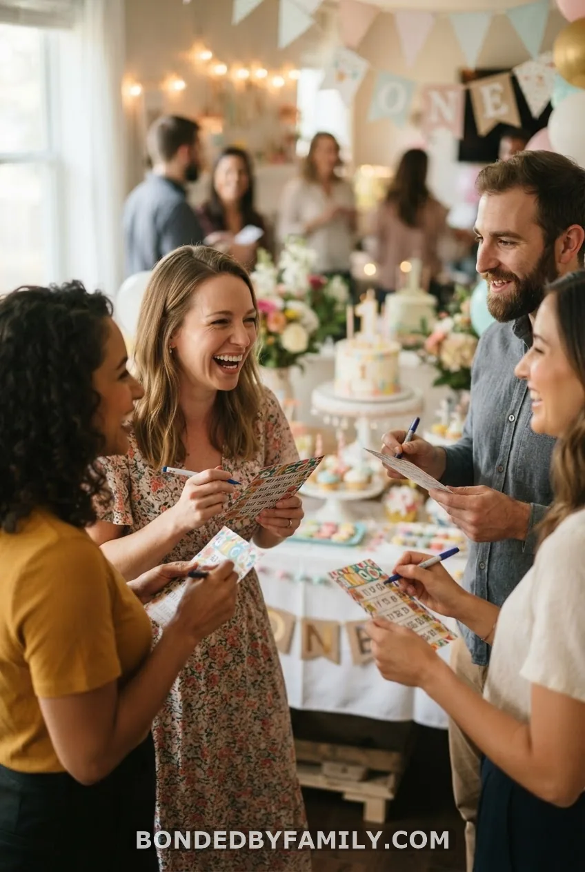 First Birthday Guest Bingo
