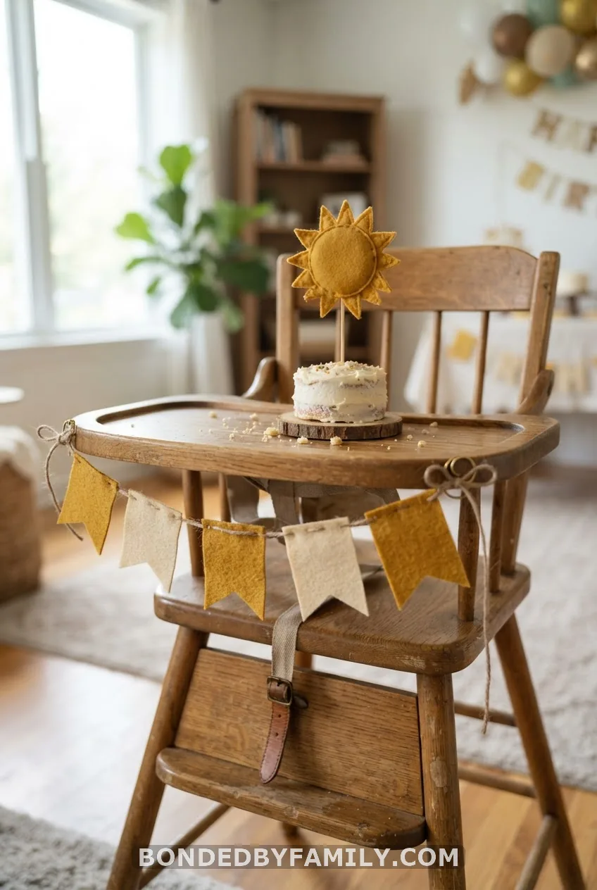 The "ONE" High Chair Banner