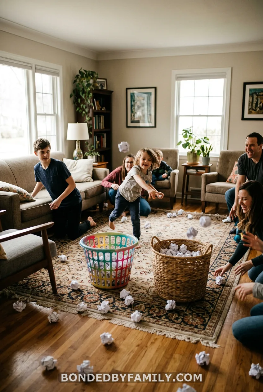 Indoor Snowball Toss