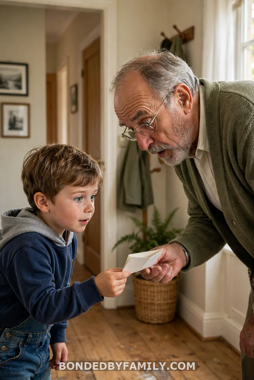 The Grandkid Delivers the News