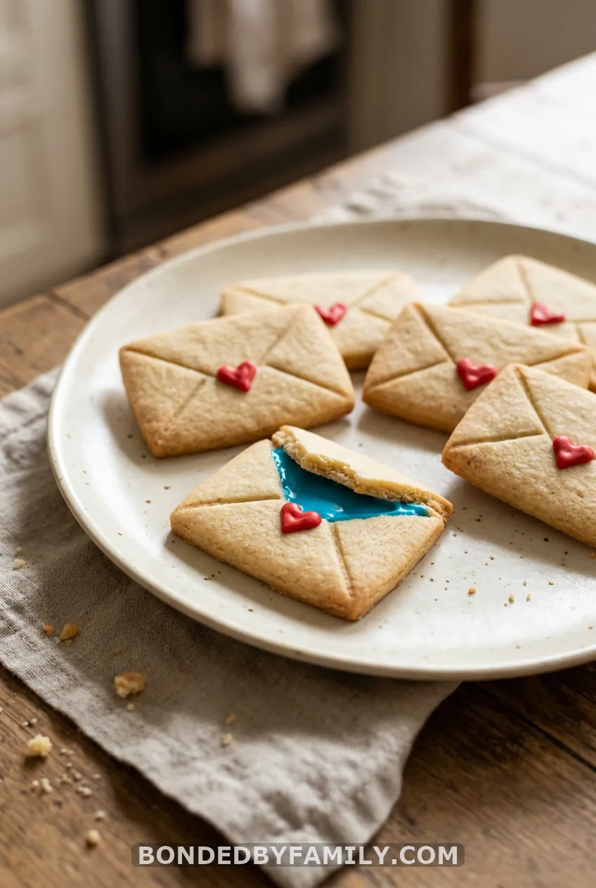 Sealed Envelope and Reveal Card Cookies