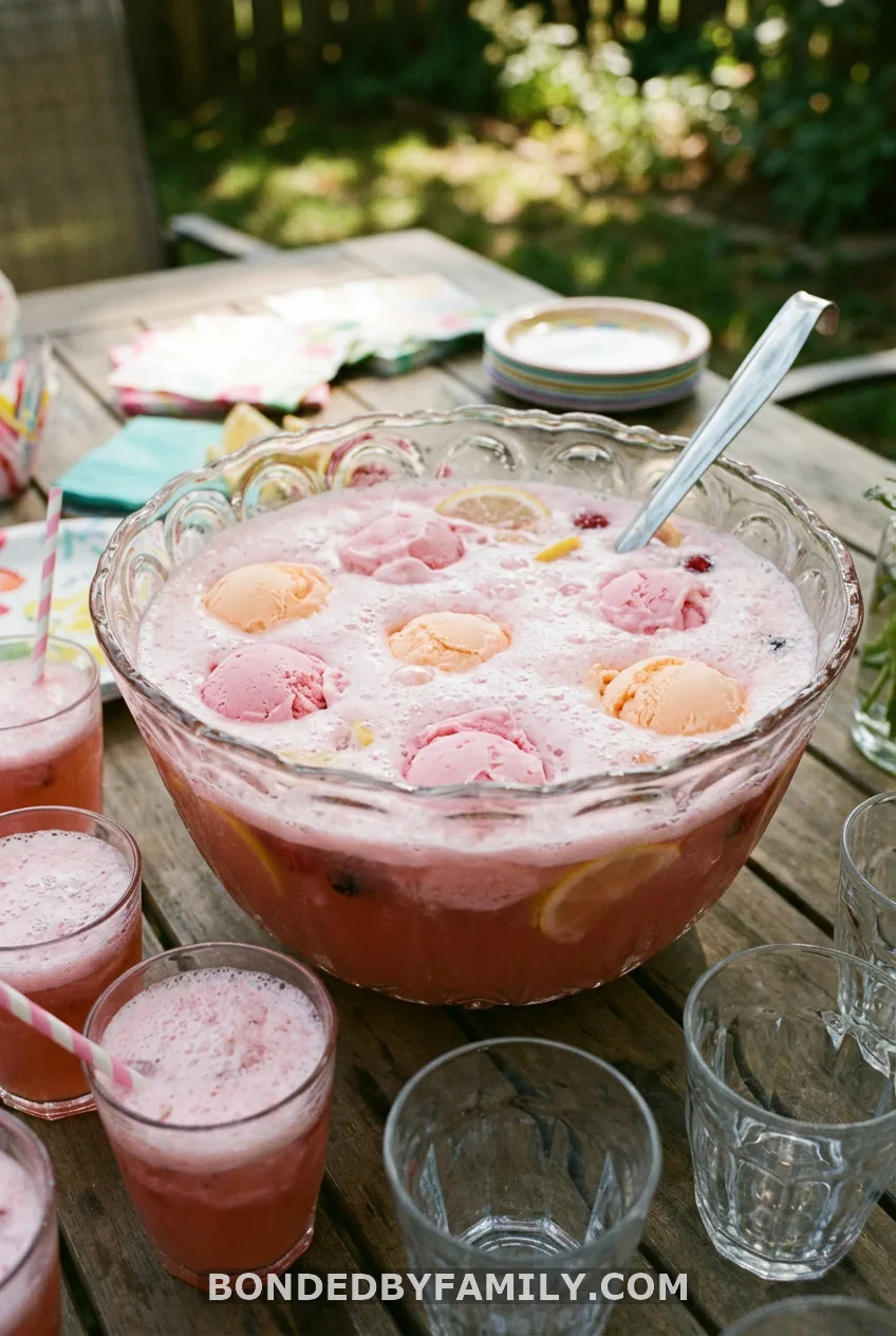 Pink Sprite Sherbet Punch
