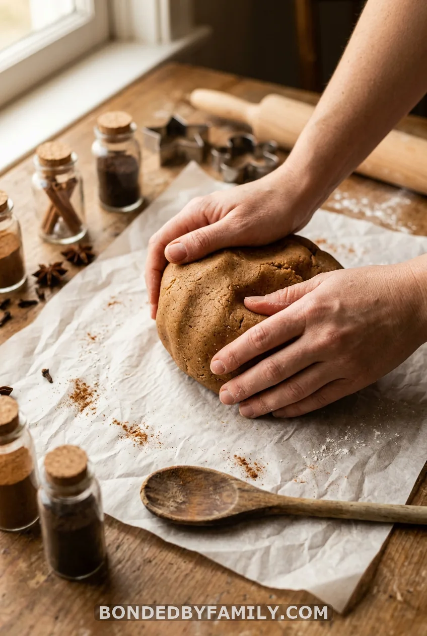 How to Make Gingerbread Playdough Step by Step