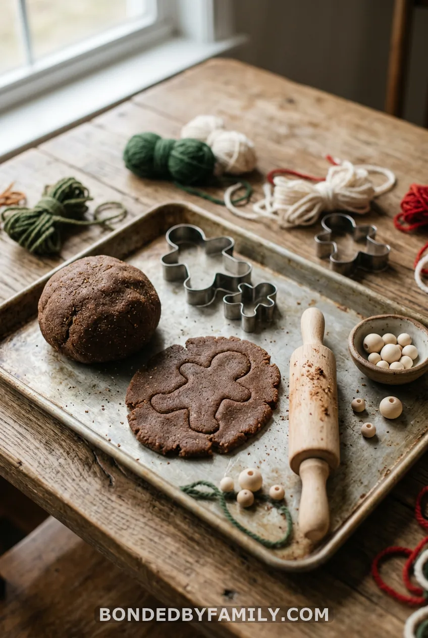 Gingerbread Playdough Station