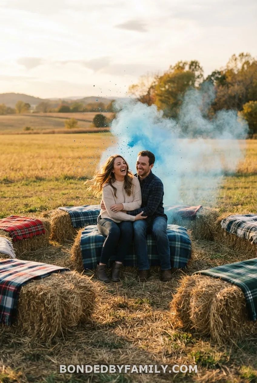 Hay Bale Burst Reveal