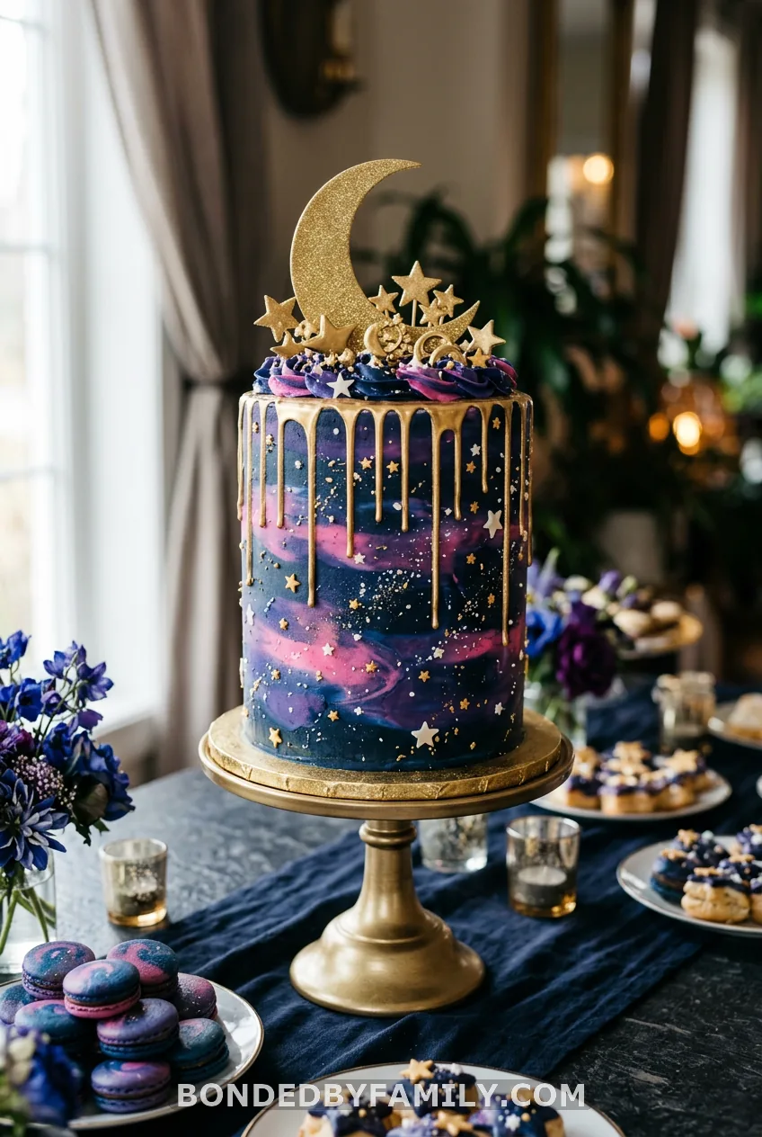 Galaxy Drip Cake (and My Cautionary Tale)