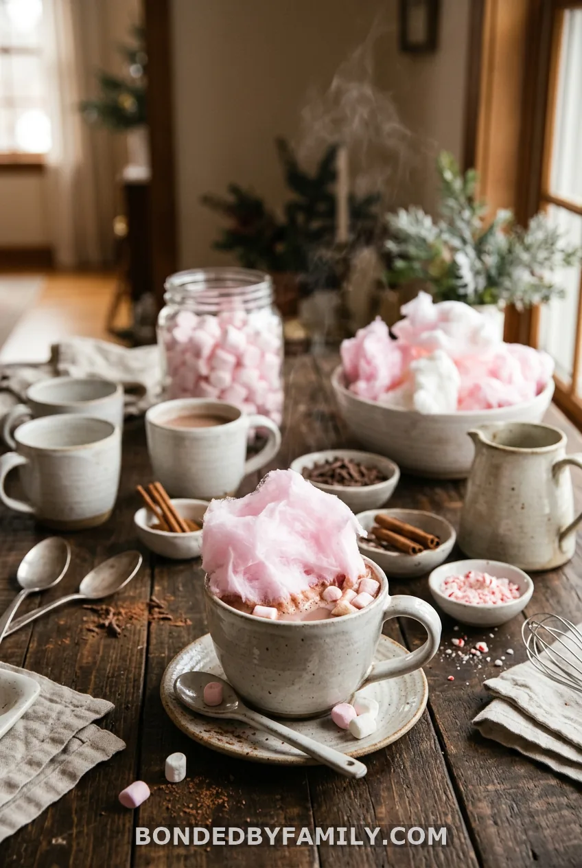 Cotton Candy Hot Cocoa Bar