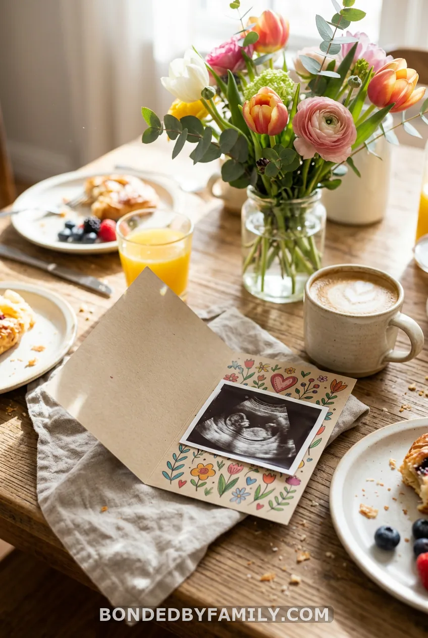 A Mother's Day Card With a Sonogram Inside
