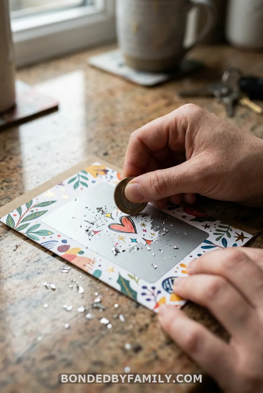 Scratch-Off Announcement Card
