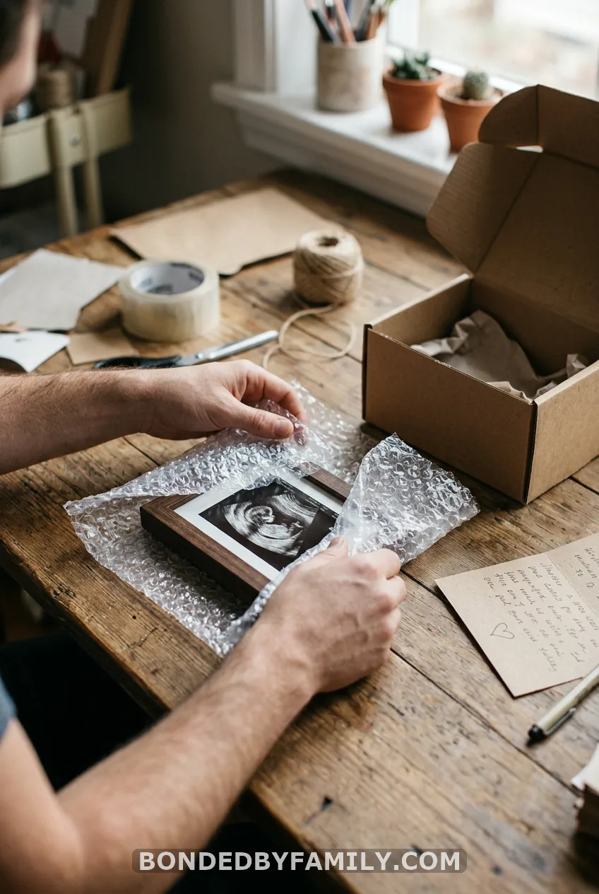 Mailed Framed Ultrasound