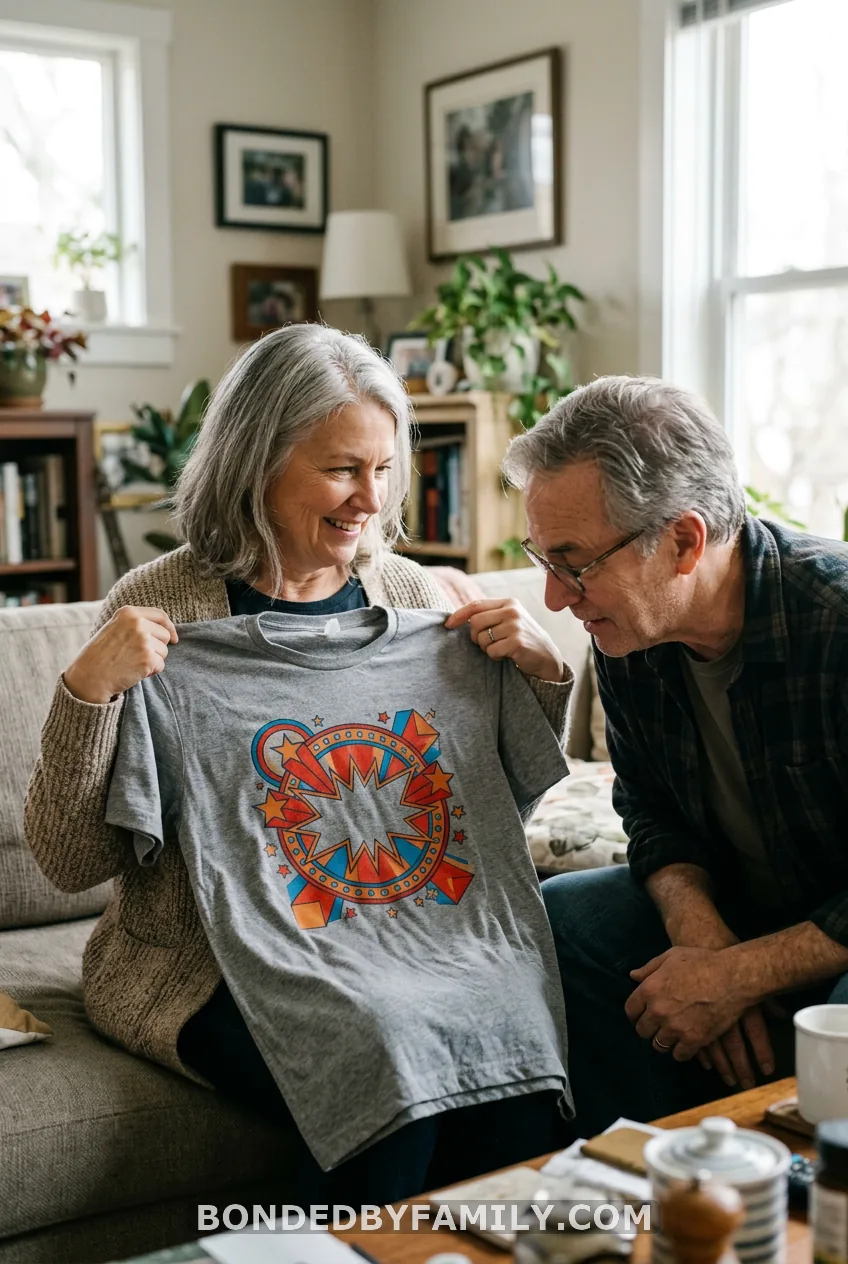 A "Promoted to Nana" or "Promoted to Papa" Tee