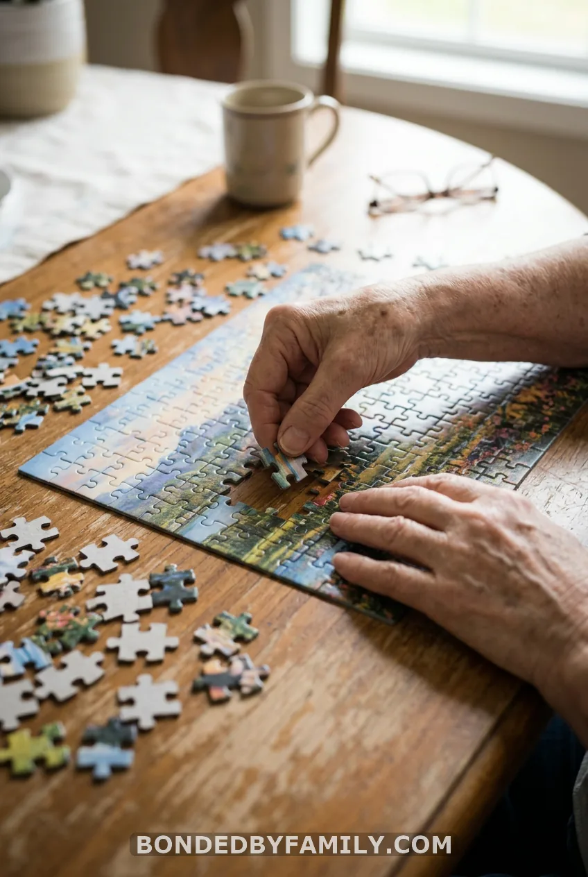 A Custom Puzzle They Build Piece by Piece