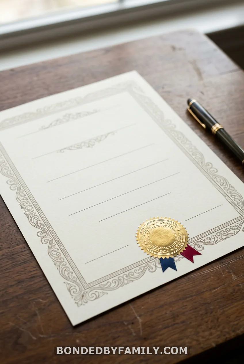 A Printable Promotion Certificate