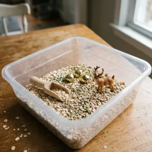 8 Reindeer Food Sensory Bin Ideas Kids Love (Sparkly, Animal-Safe, and Taste-Safe)