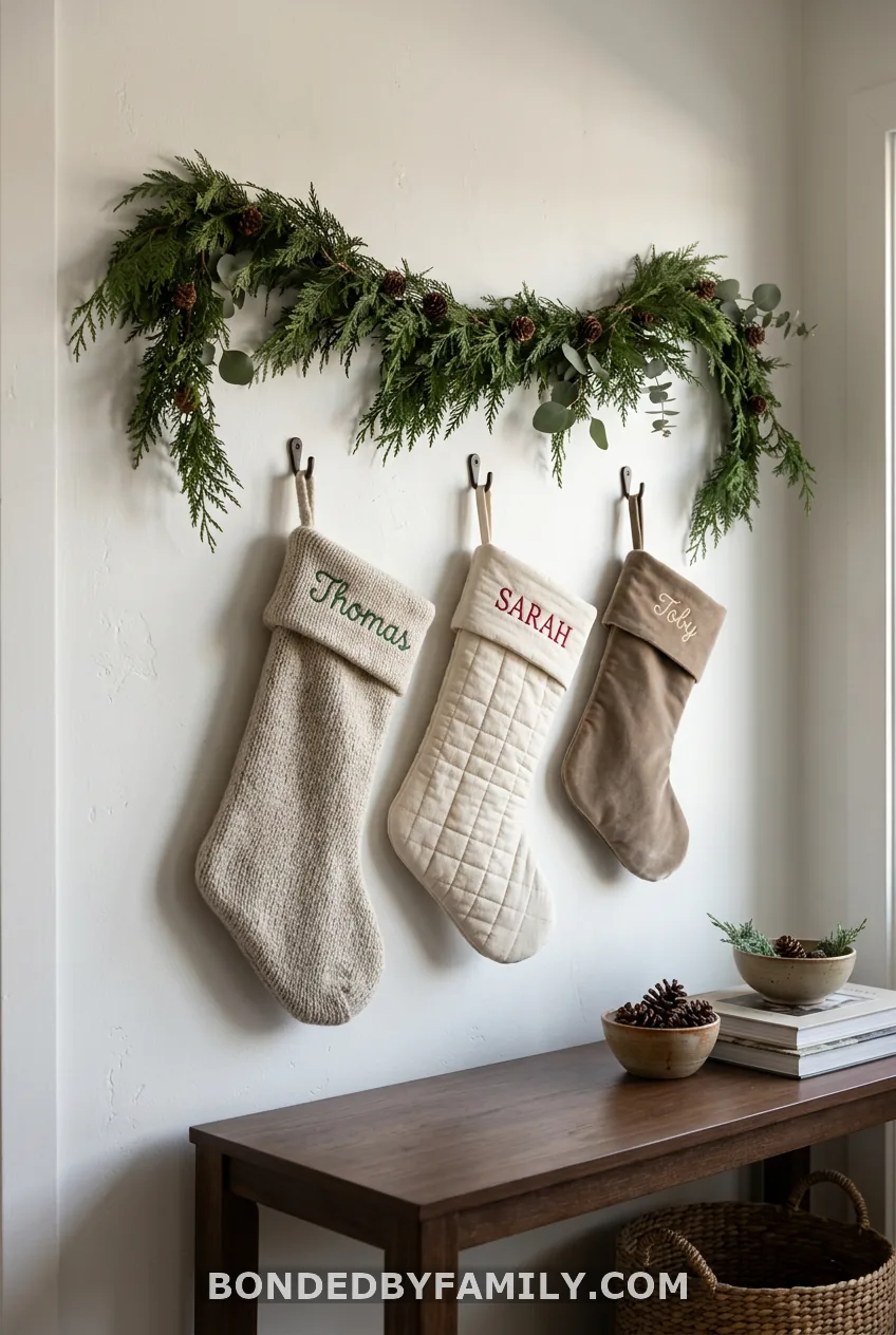 Stocking-Lined Entryway