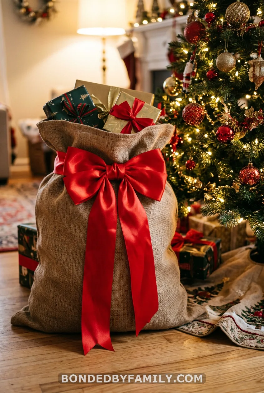 Santa Sack Gift-Drop Photo Spot