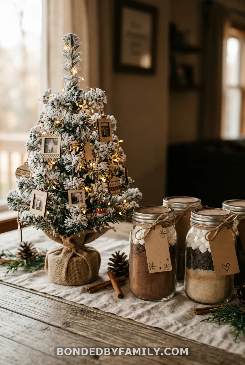 Ornament Favors and Cocoa Jars