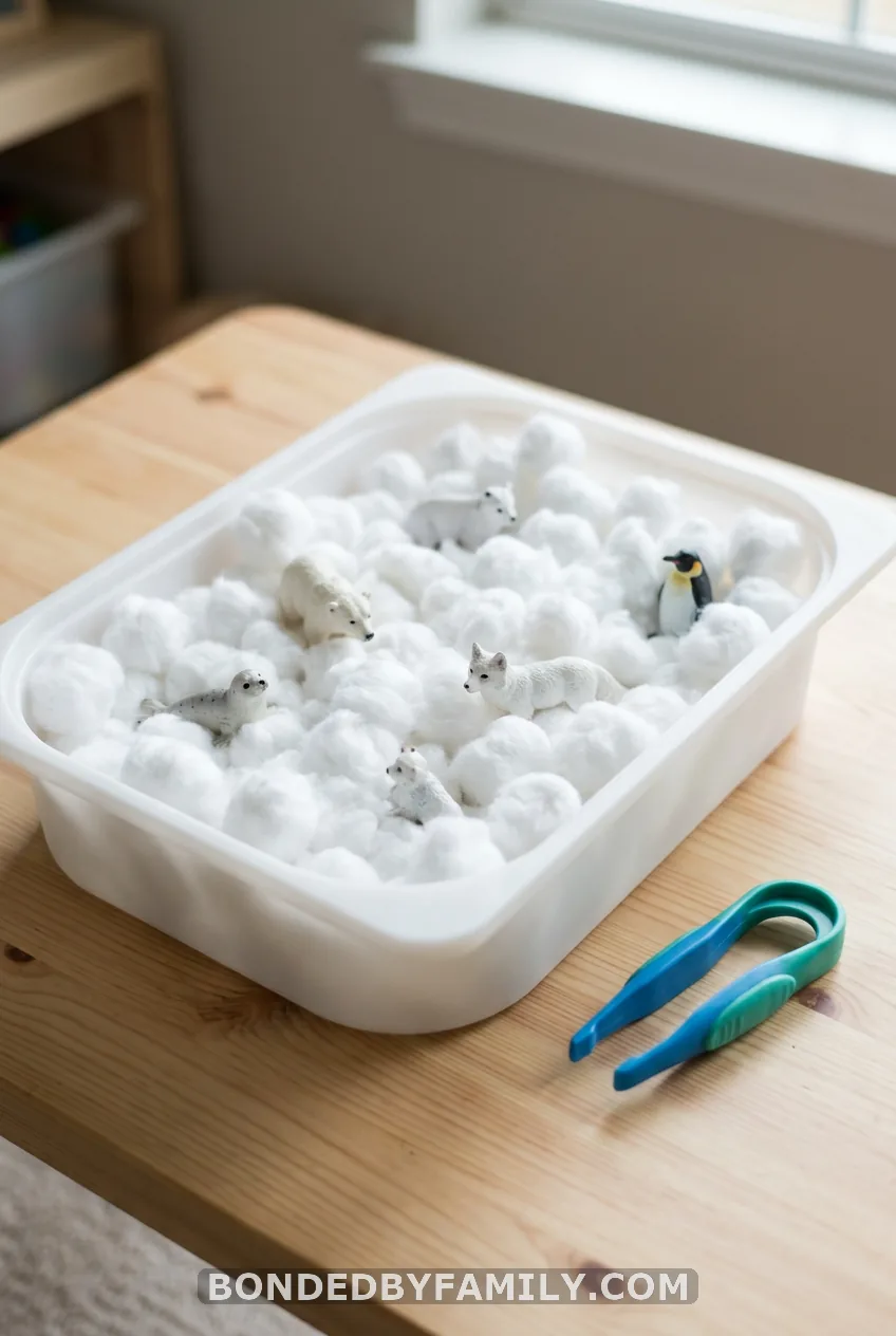 Cotton Ball Cloud Bin