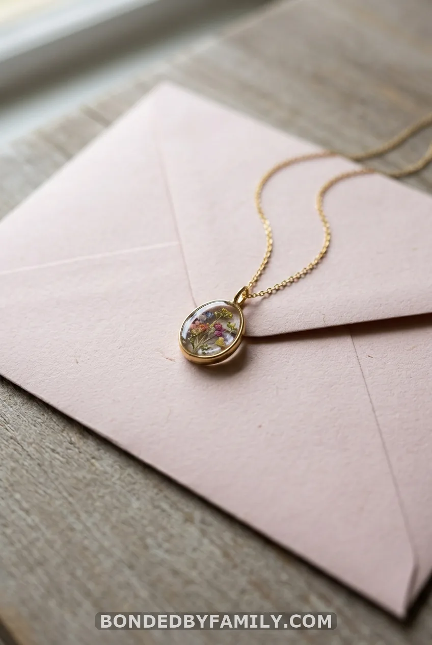 Birth Flower Pendant