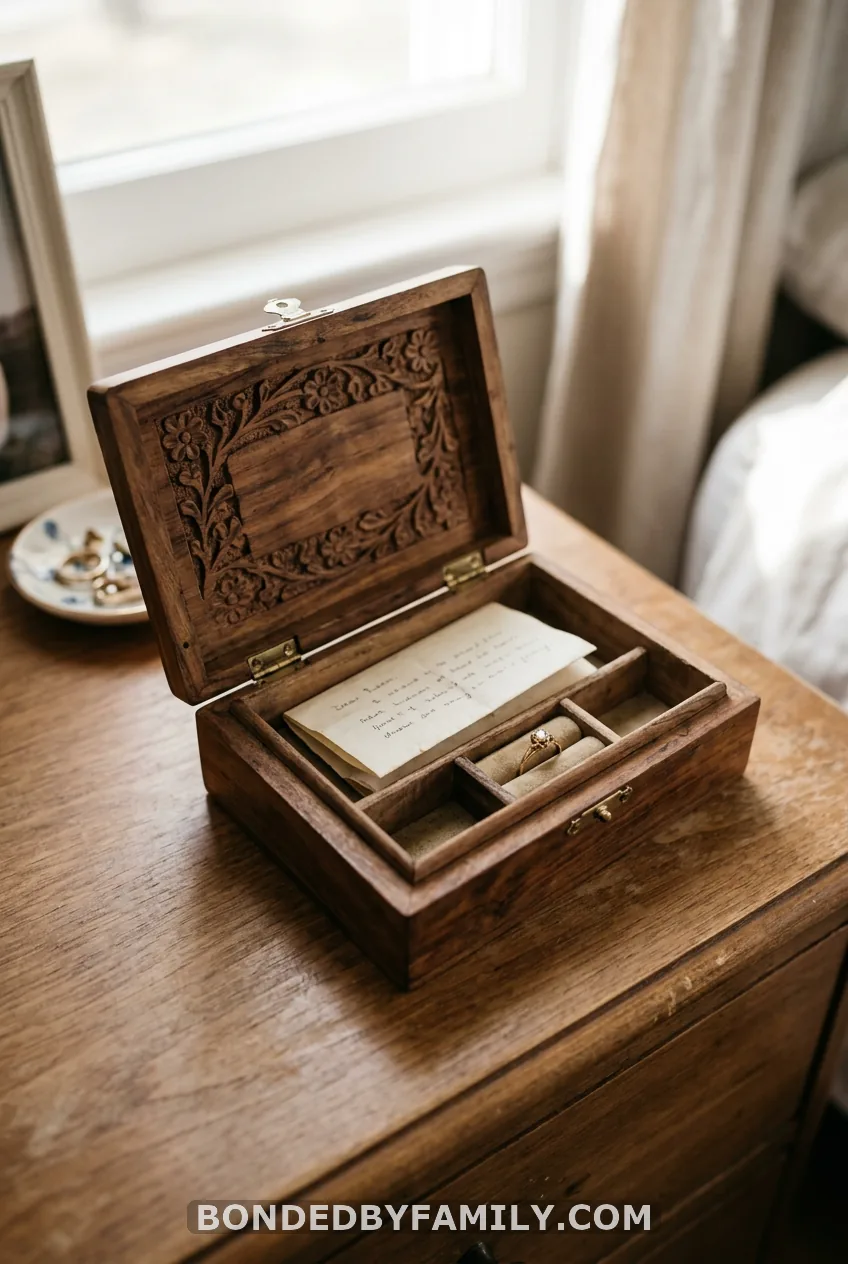 Engraved Keepsake Jewelry Box