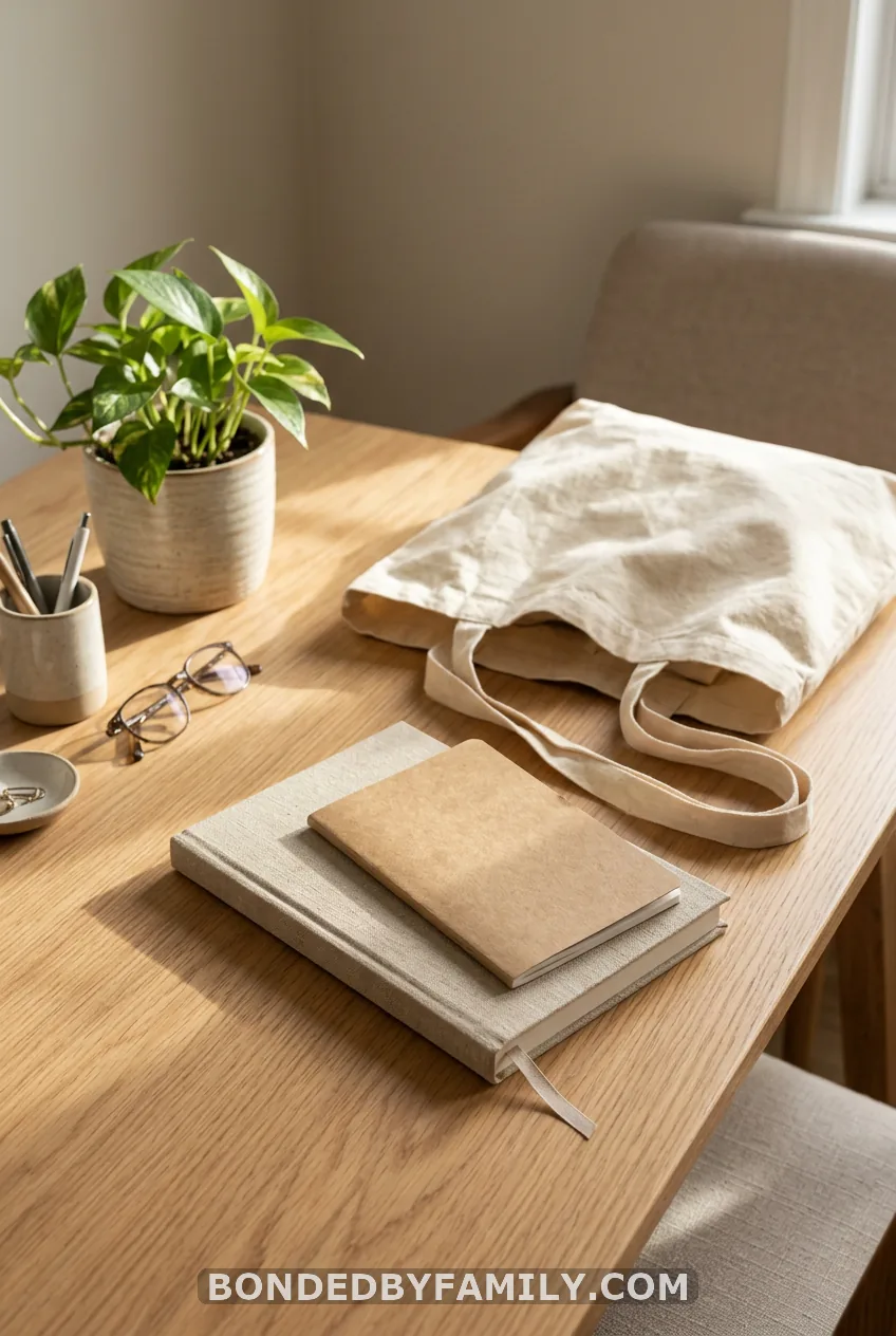 Desk Set: Journal, Notebook and Tote