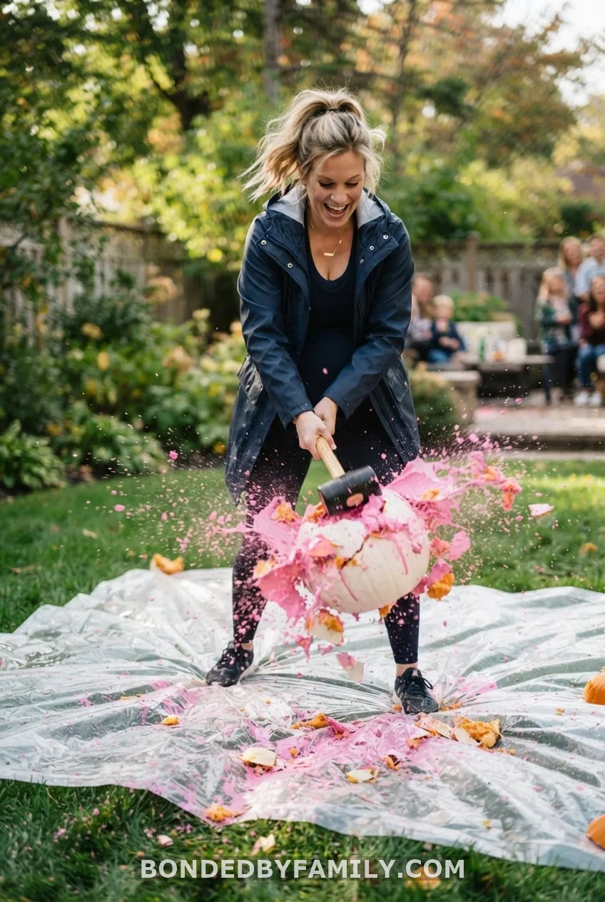 Paint-Splatter Pumpkin Smash