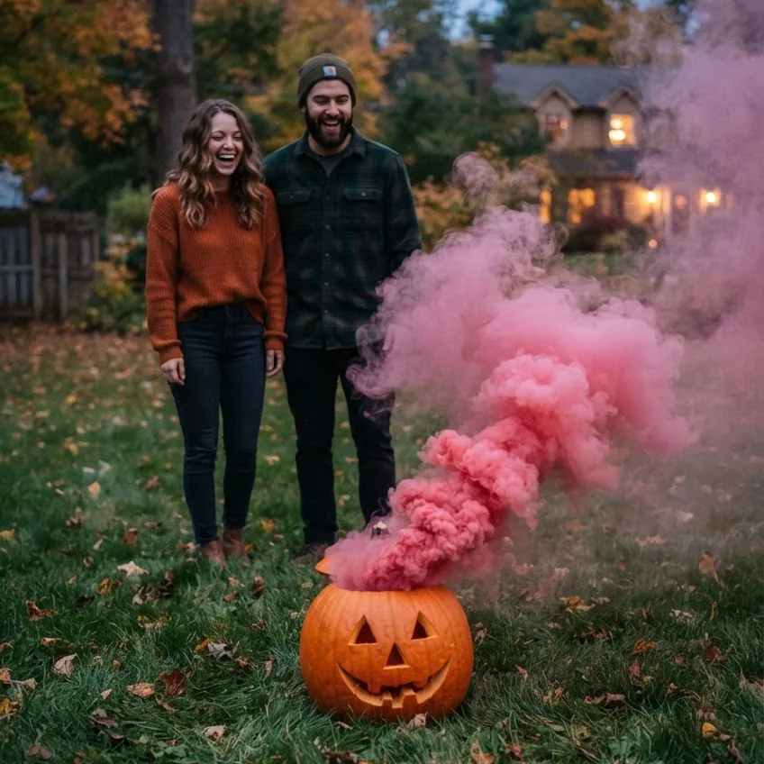 Pumpkin Smoke Bomb Reveal