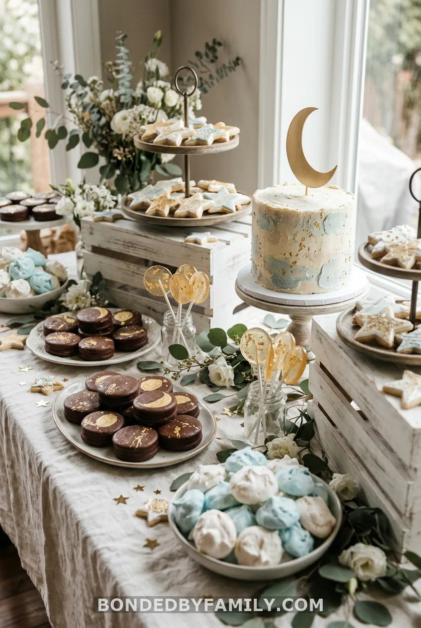 Style a Moon-and-Stars Dessert Table