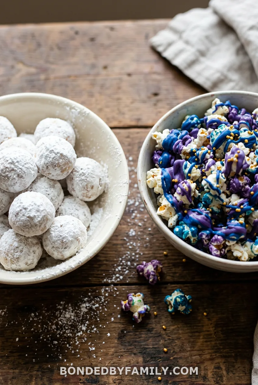 Serve Moon Dust Donut Holes and Galaxy Popcorn