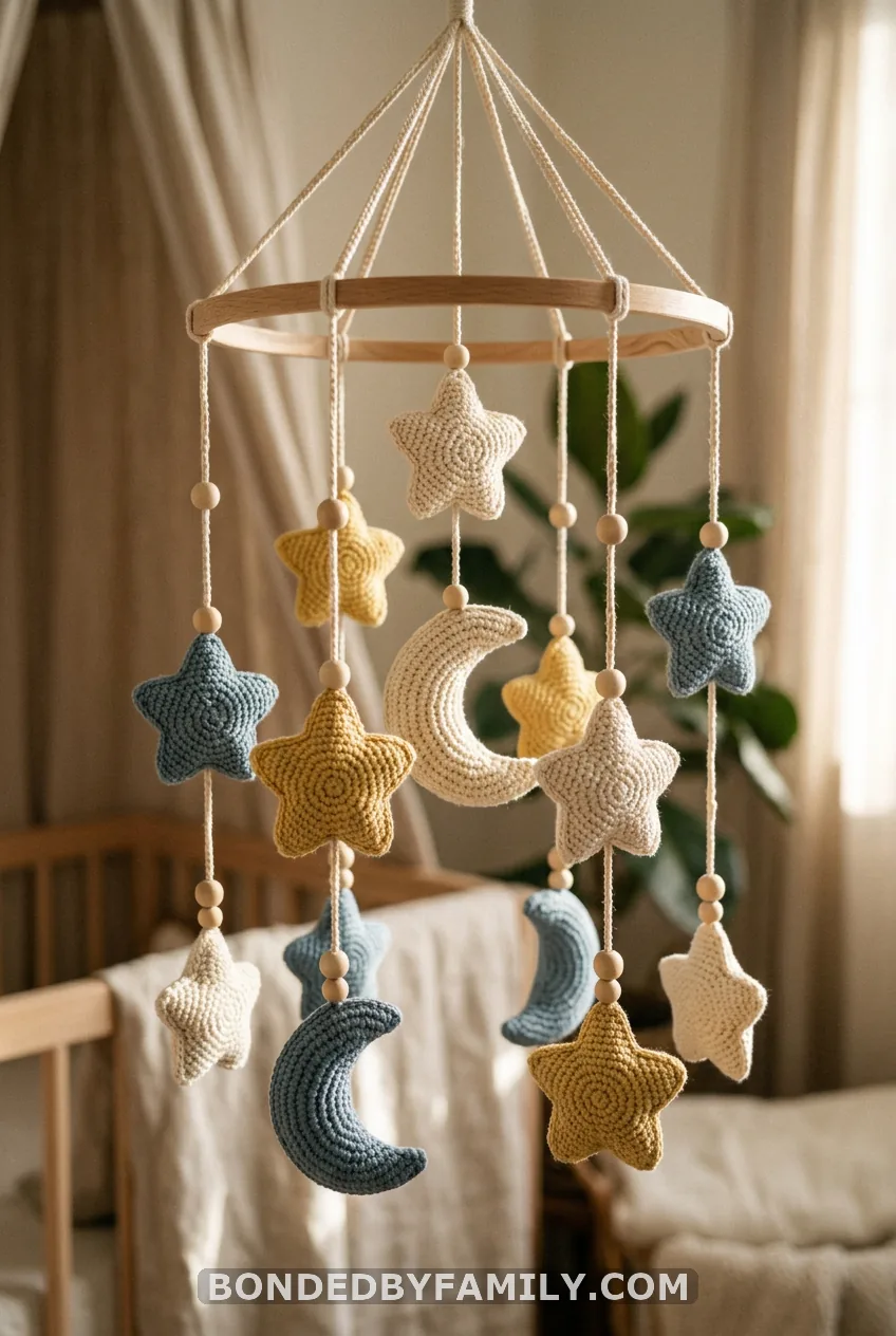 Crochet a Moon-and-Stars Mobile