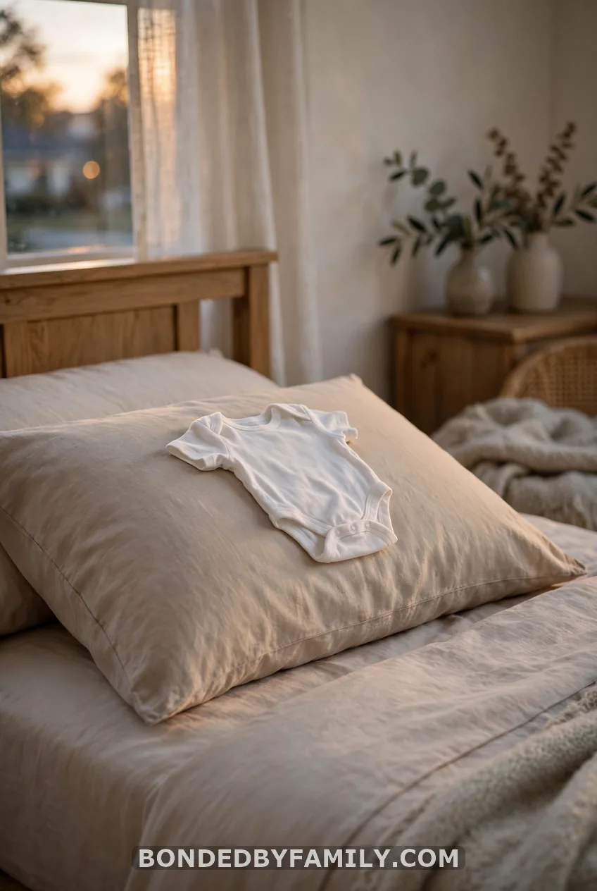 Lay a Onesie on His Side of the Bed