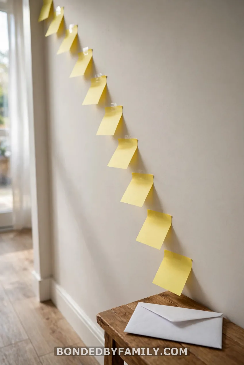 Sticky Notes and an Envelope