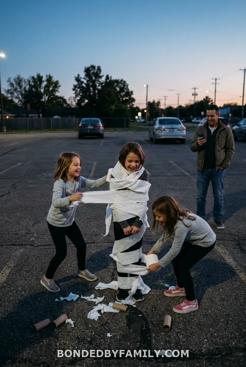 Mummy Wrap Race