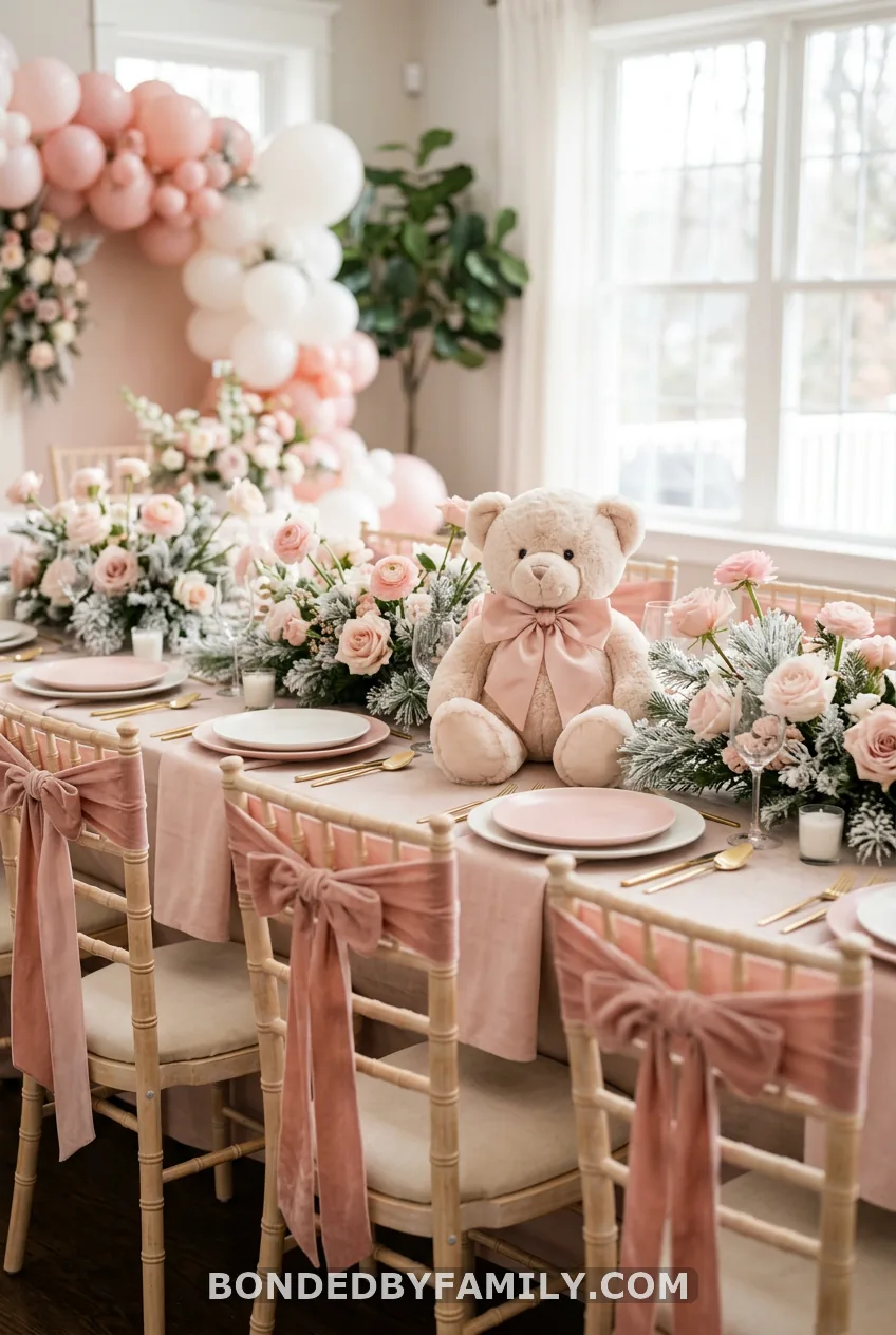 Pink Winter Bear