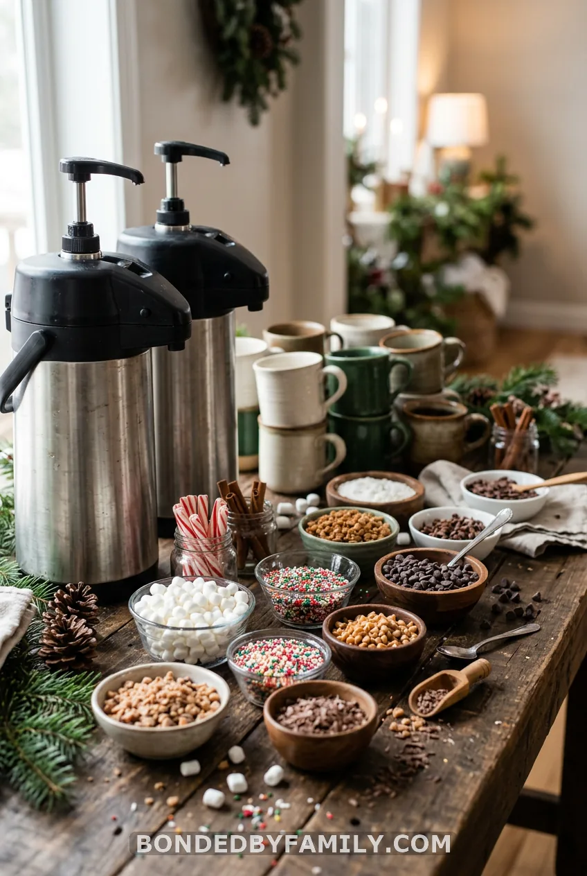 Hot Cocoa Bar + Warm-Up Station